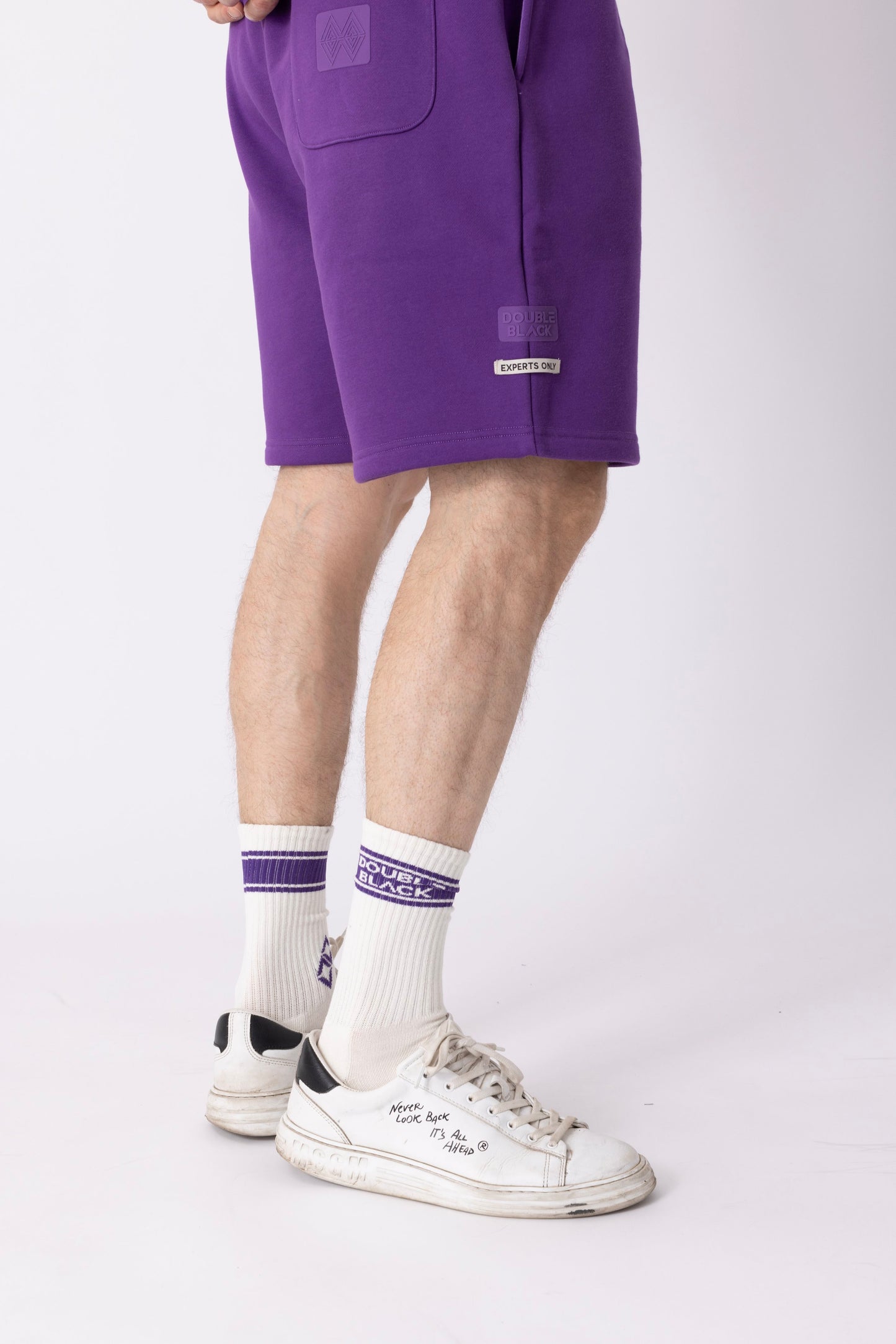 Purple Sweatshorts