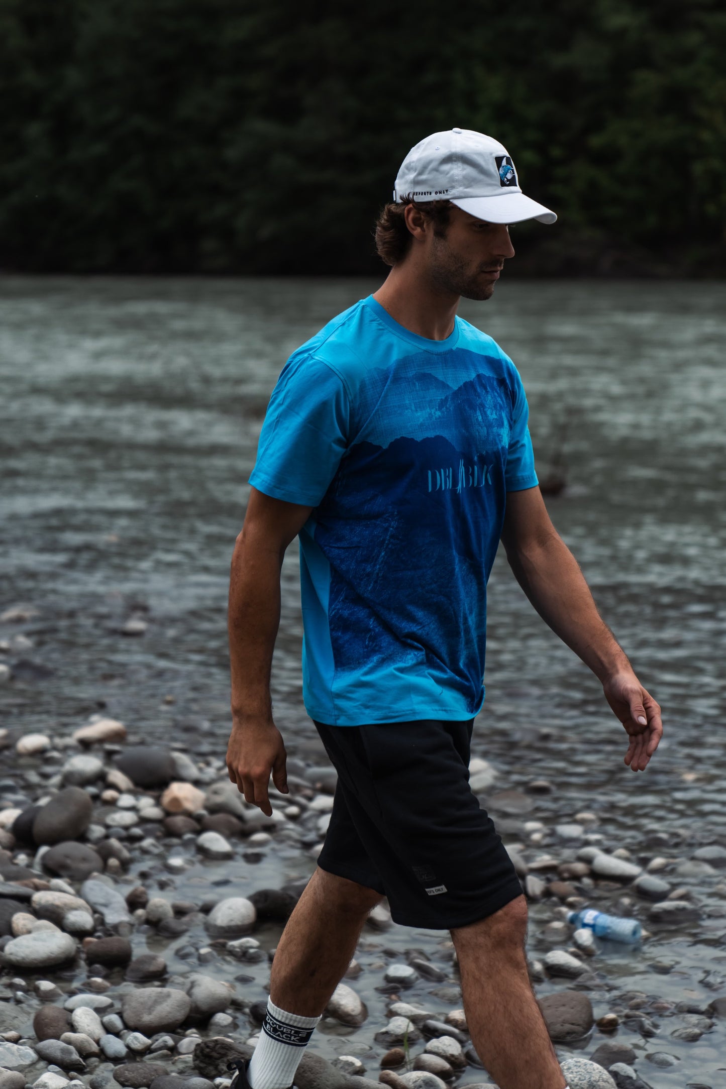 DBL Mountain Tee Electric Blue