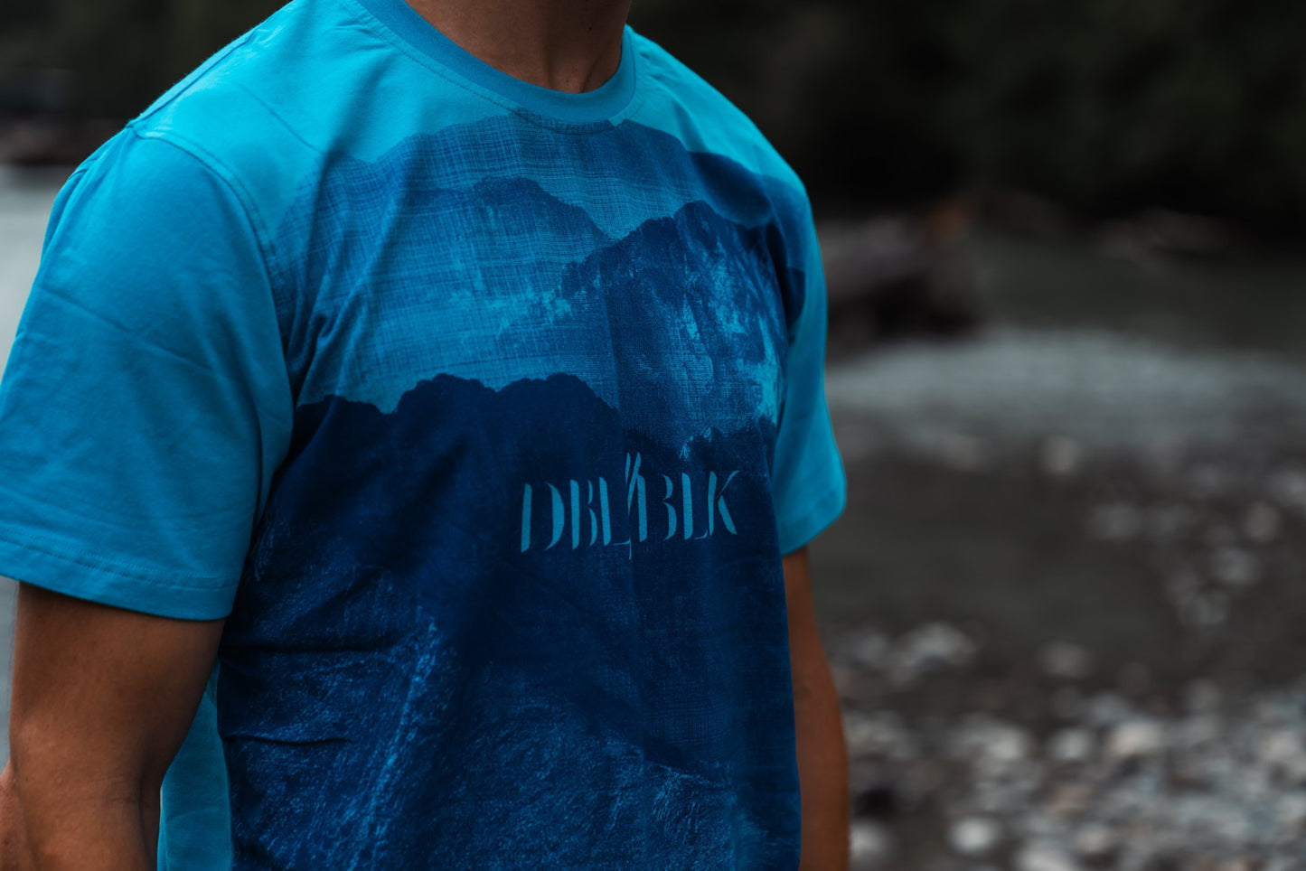 DBL Mountain Tee Electric Blue