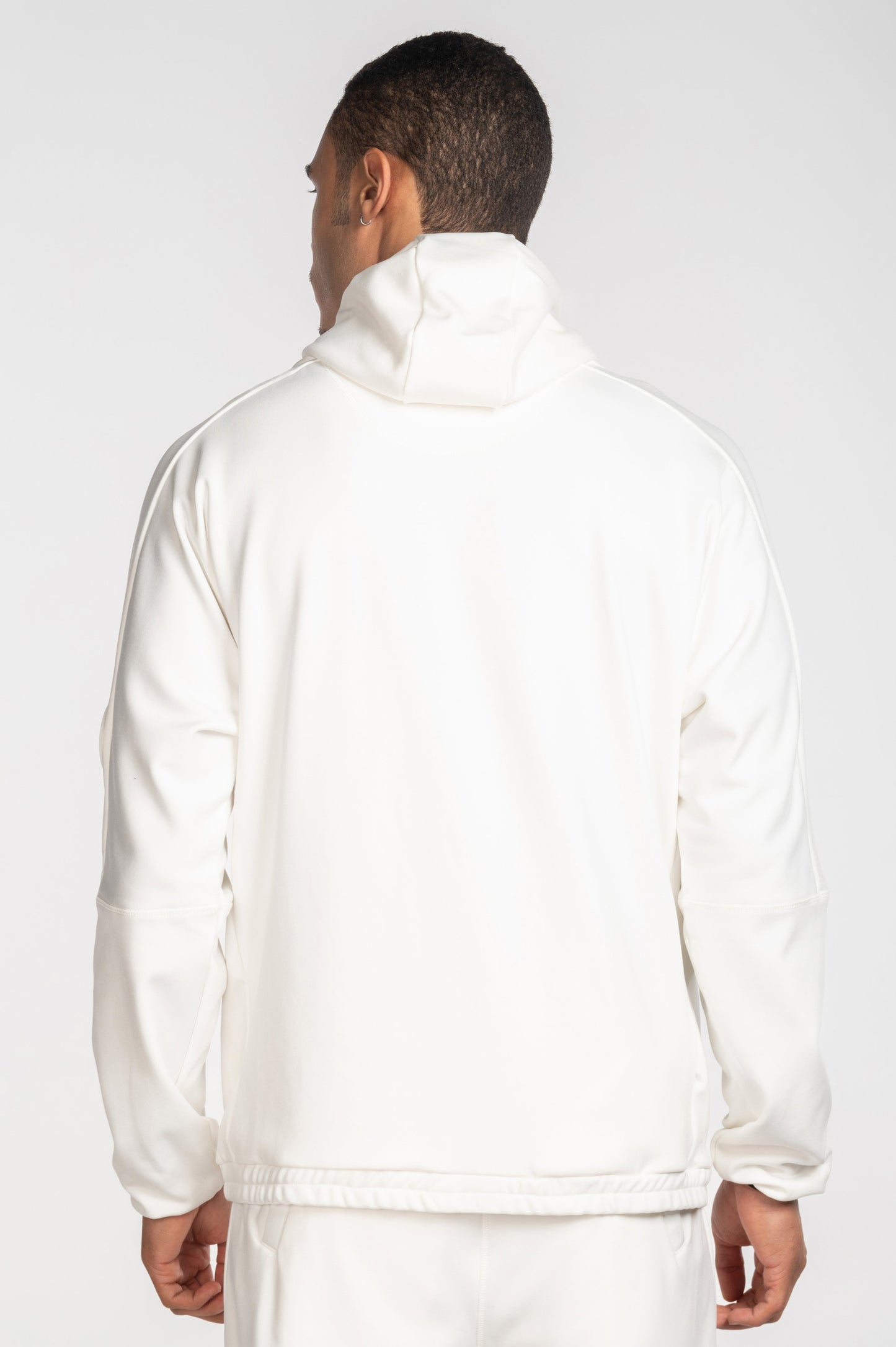 Full Zip Tech Fleece White