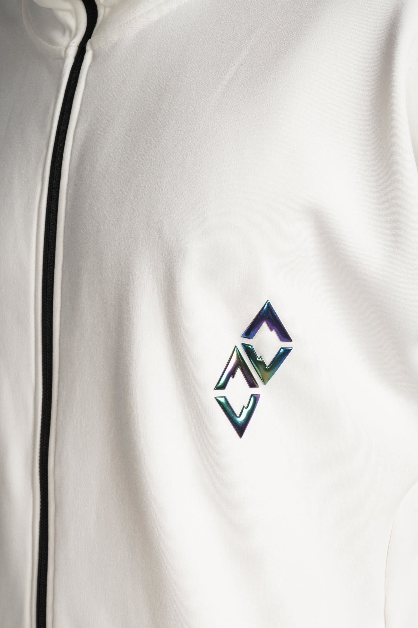 Full Zip Tech Fleece White
