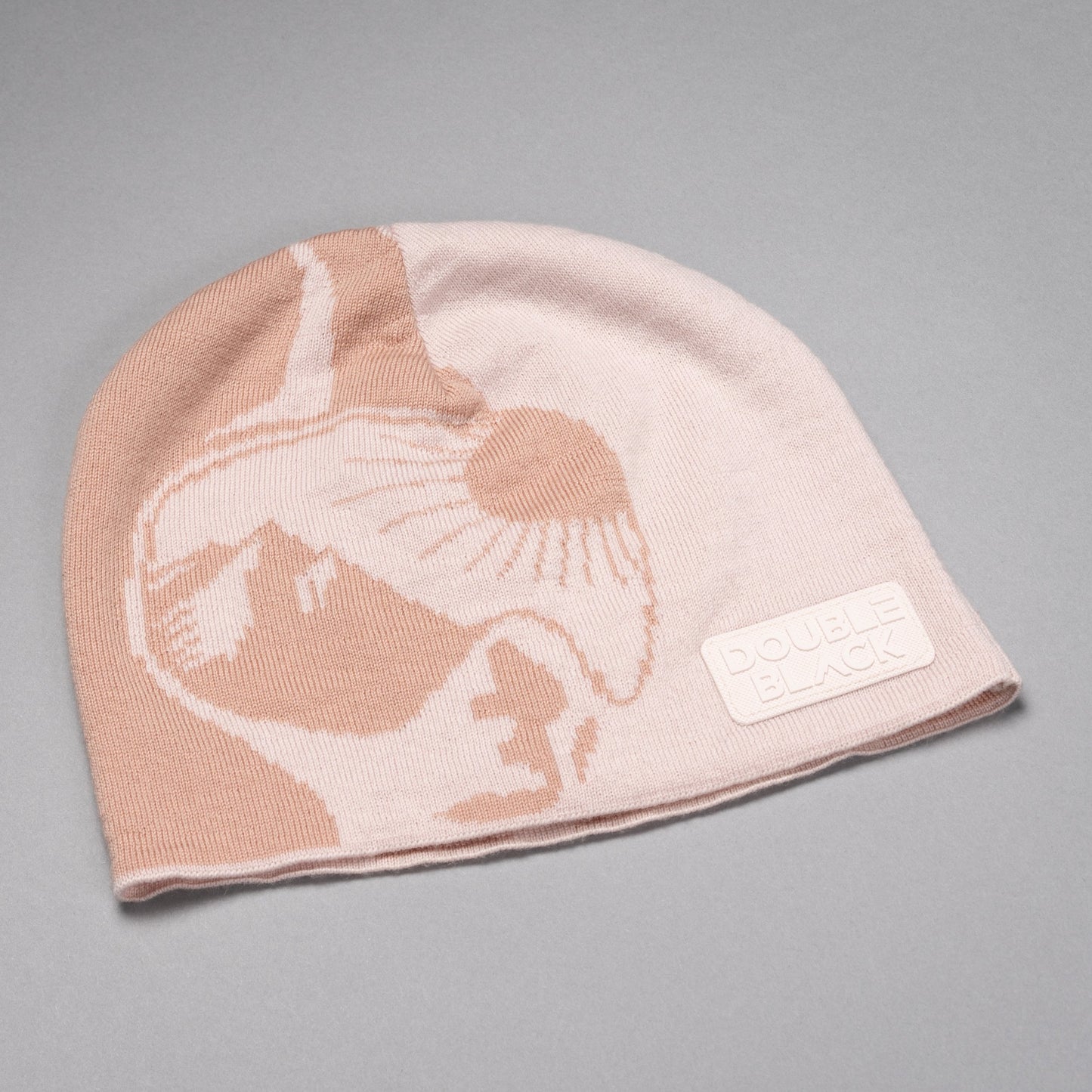 Cream Jacquard Snowboarding Beanie