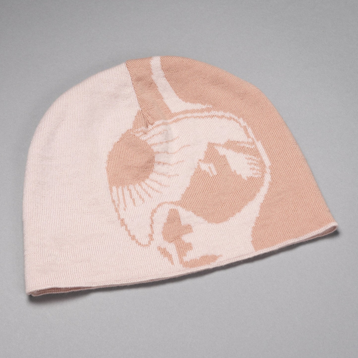 Cream Jacquard Snowboarding Beanie
