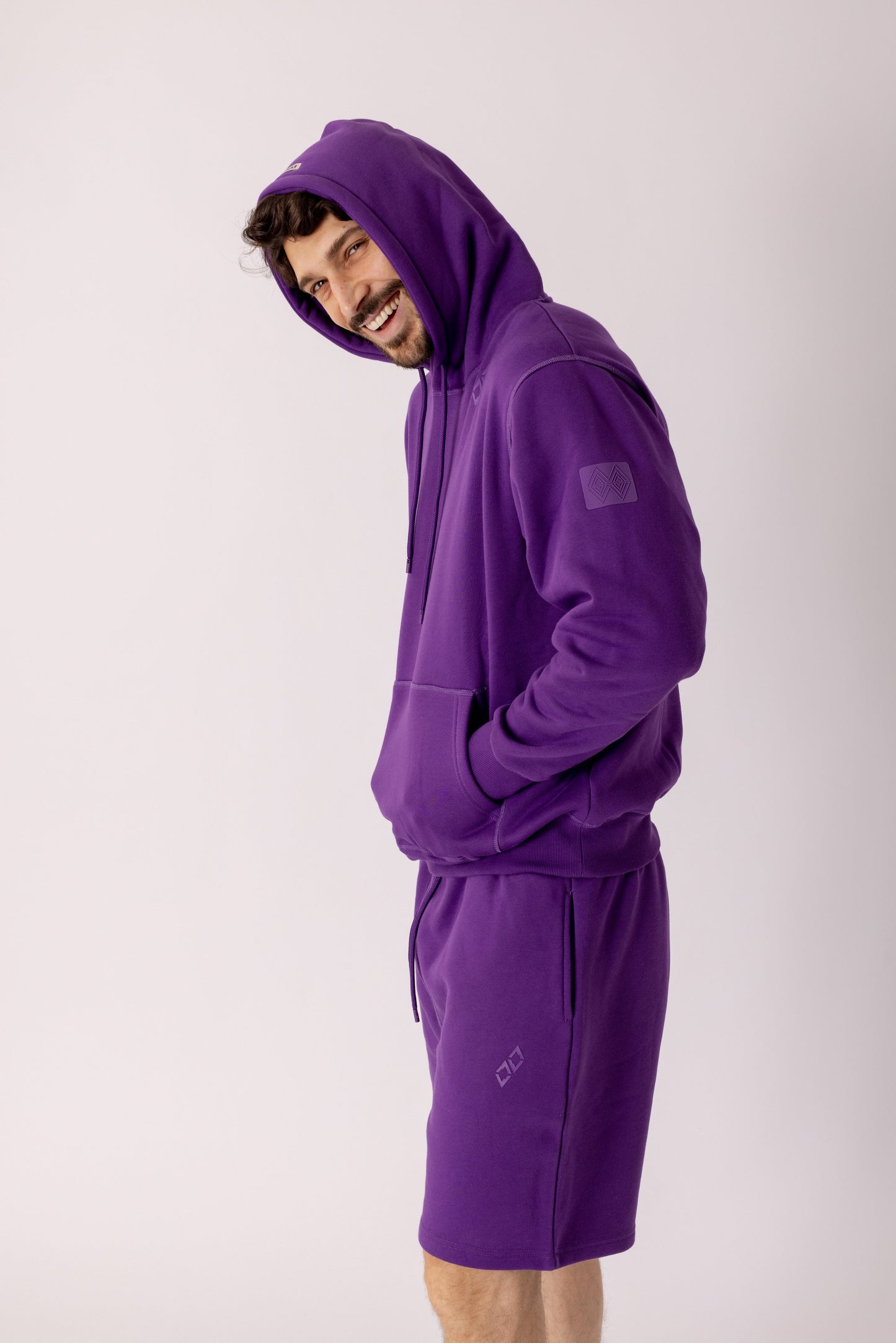 Purple Sweatshorts