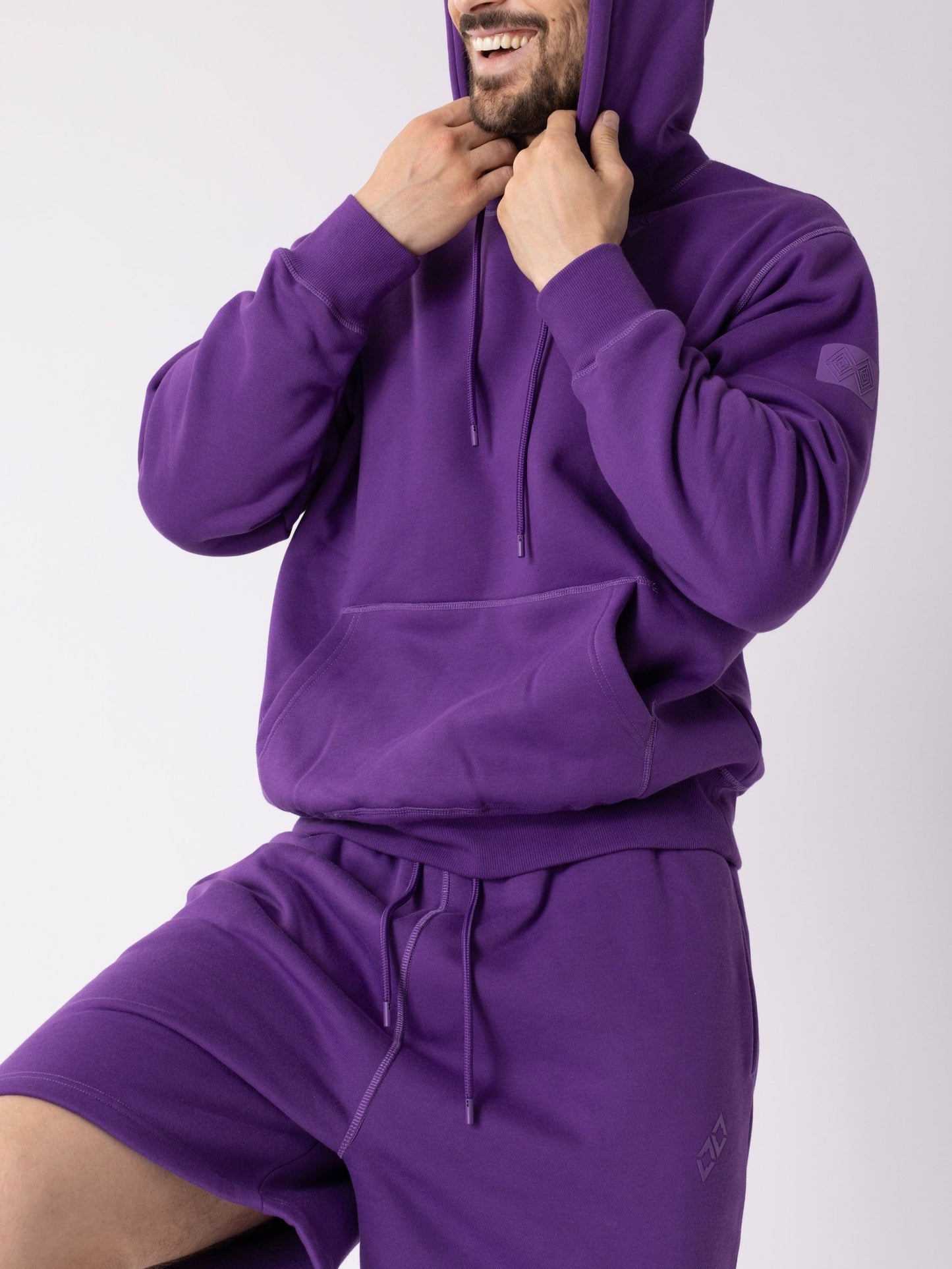 Purple Sweatshorts