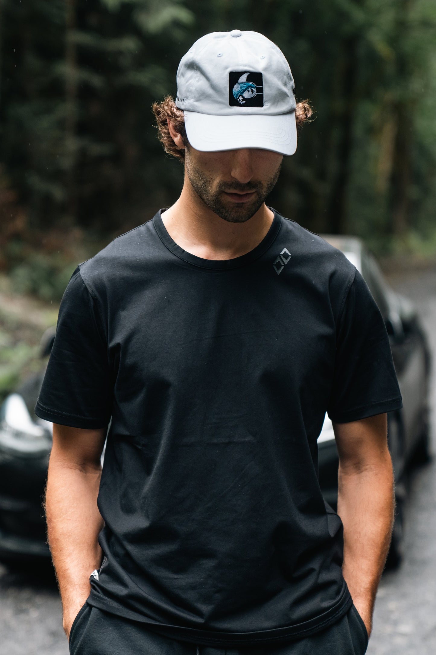Skier Hat in White