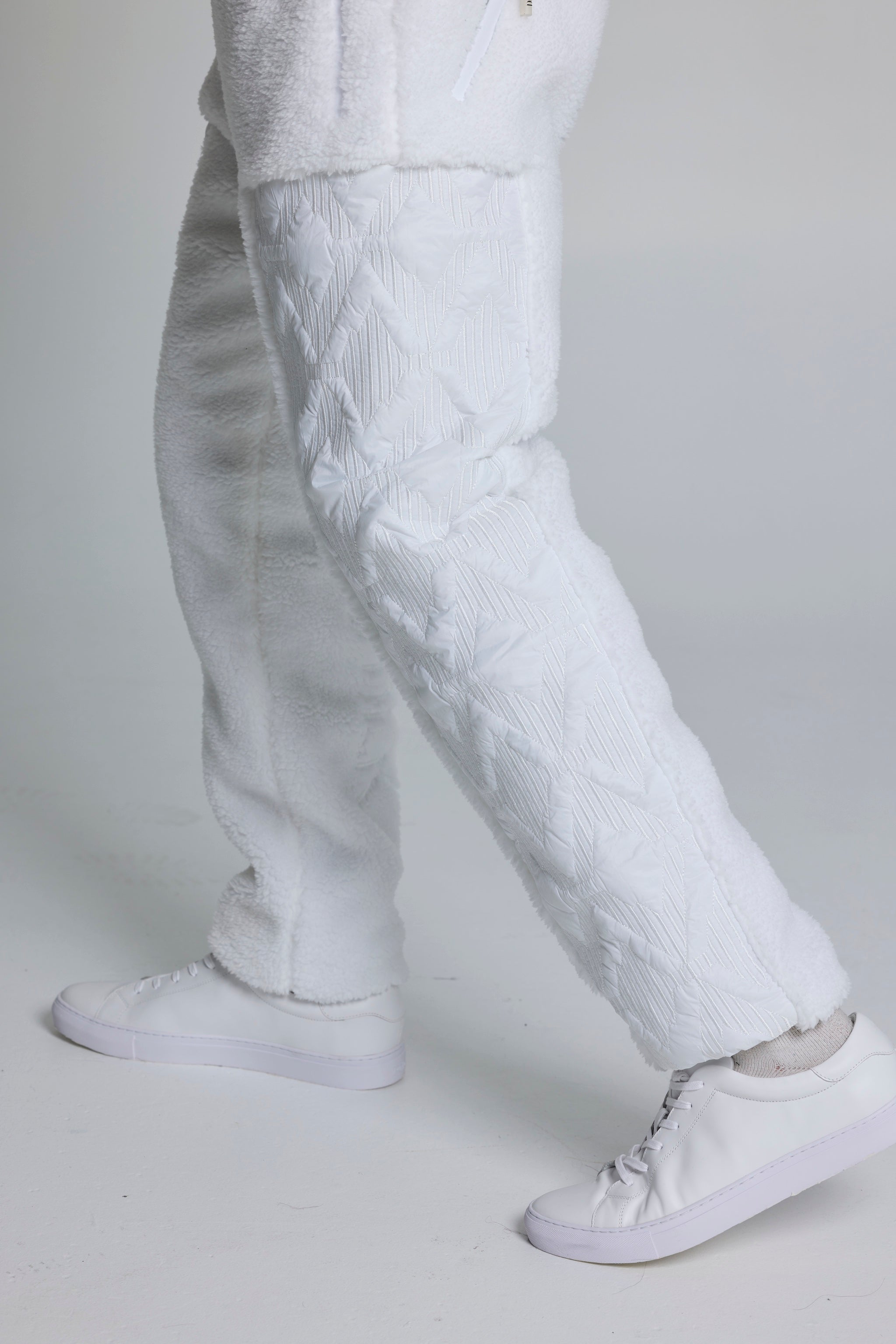 High Altitude Quilted White Pant
