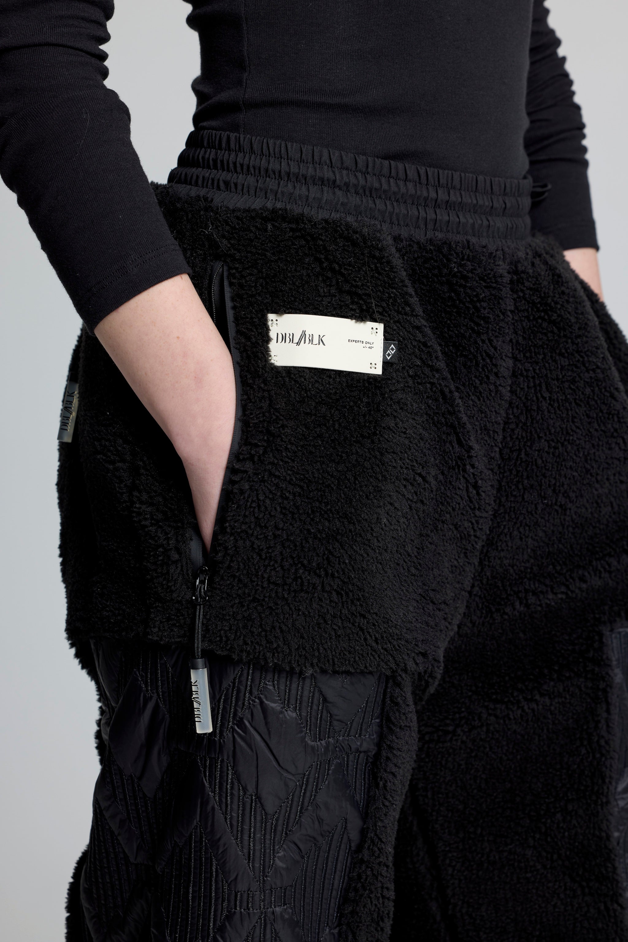 High Altitude Quilted Black Pant