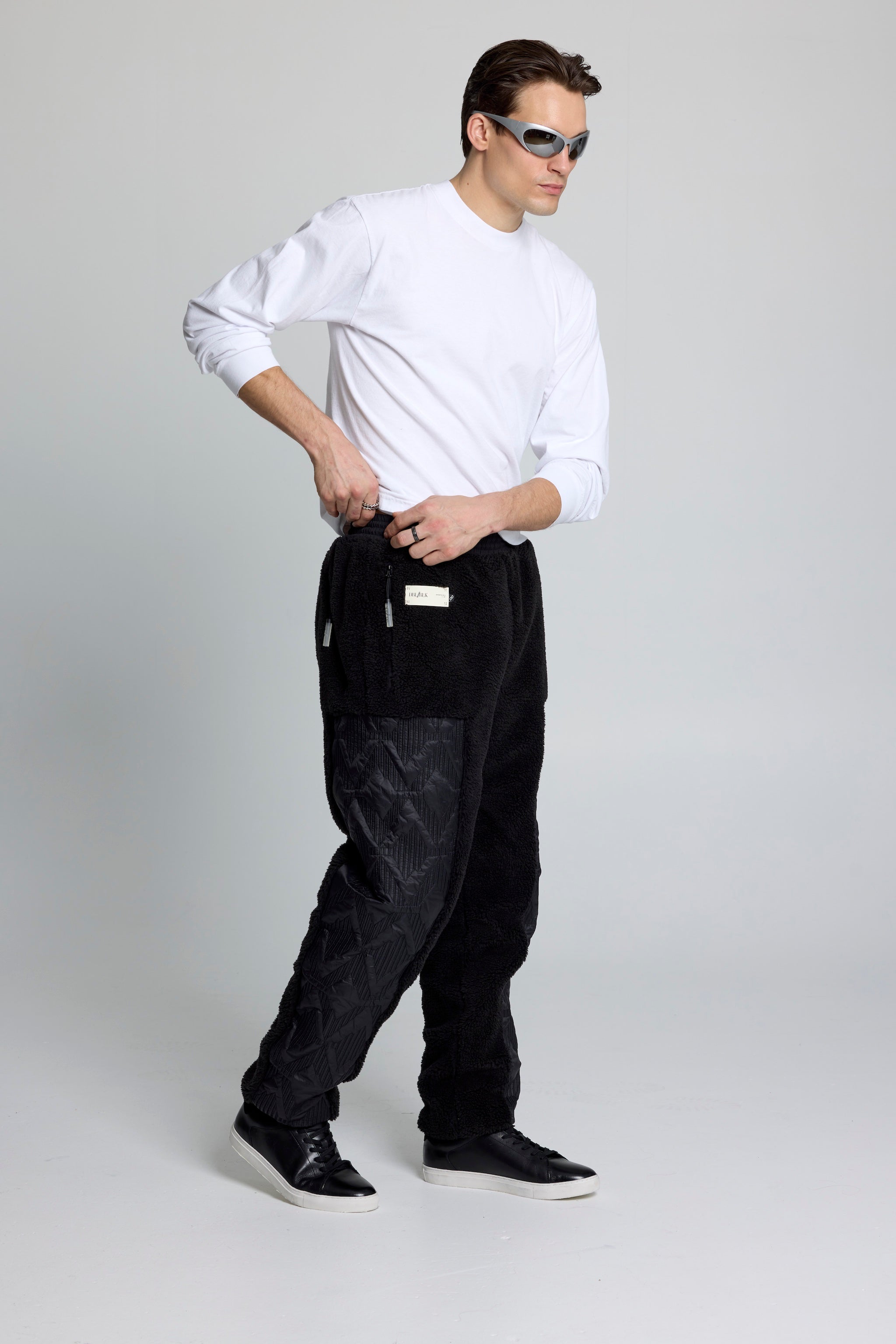 High Altitude Quilted Black Pant