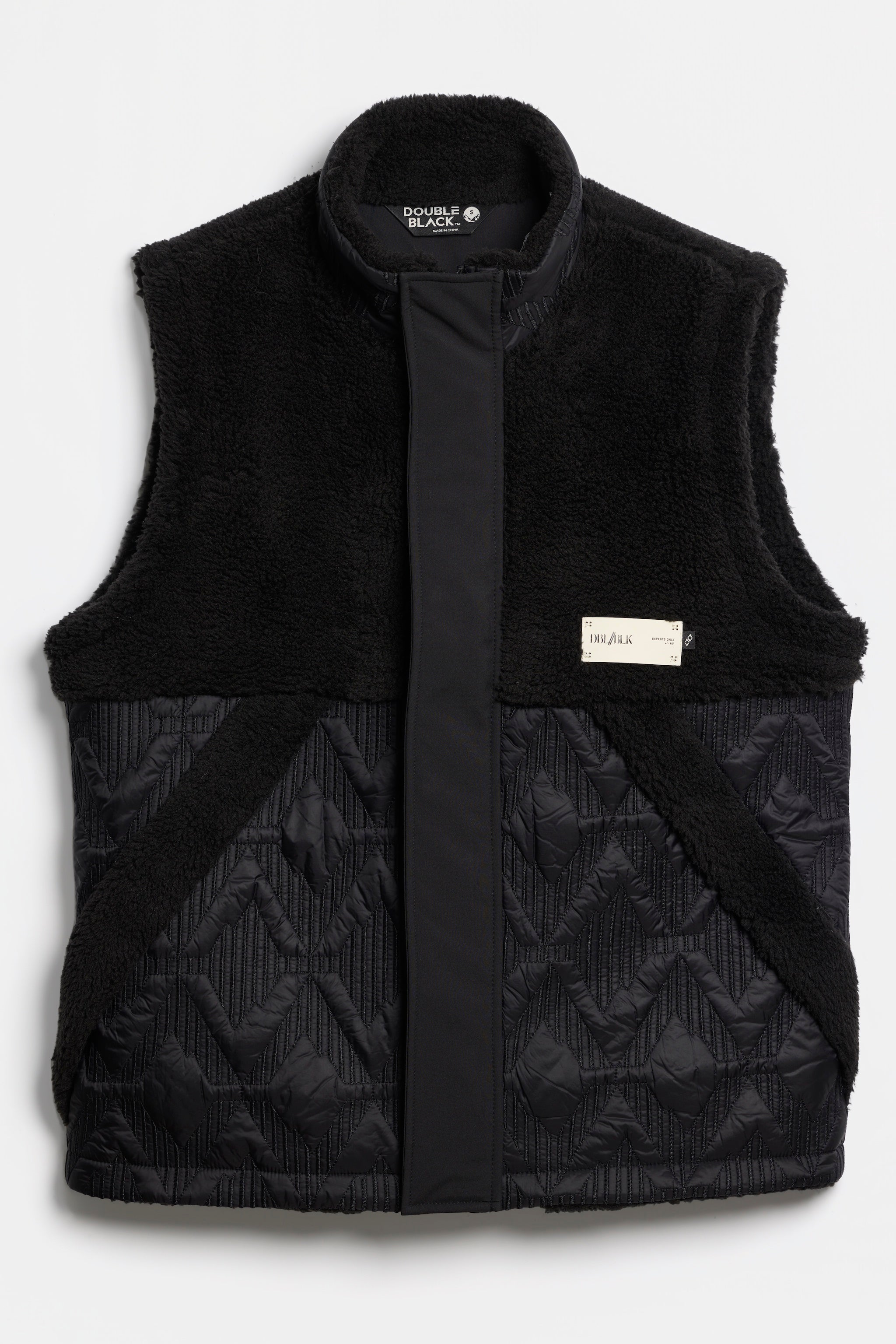 High Altitude Quilted Black Vest