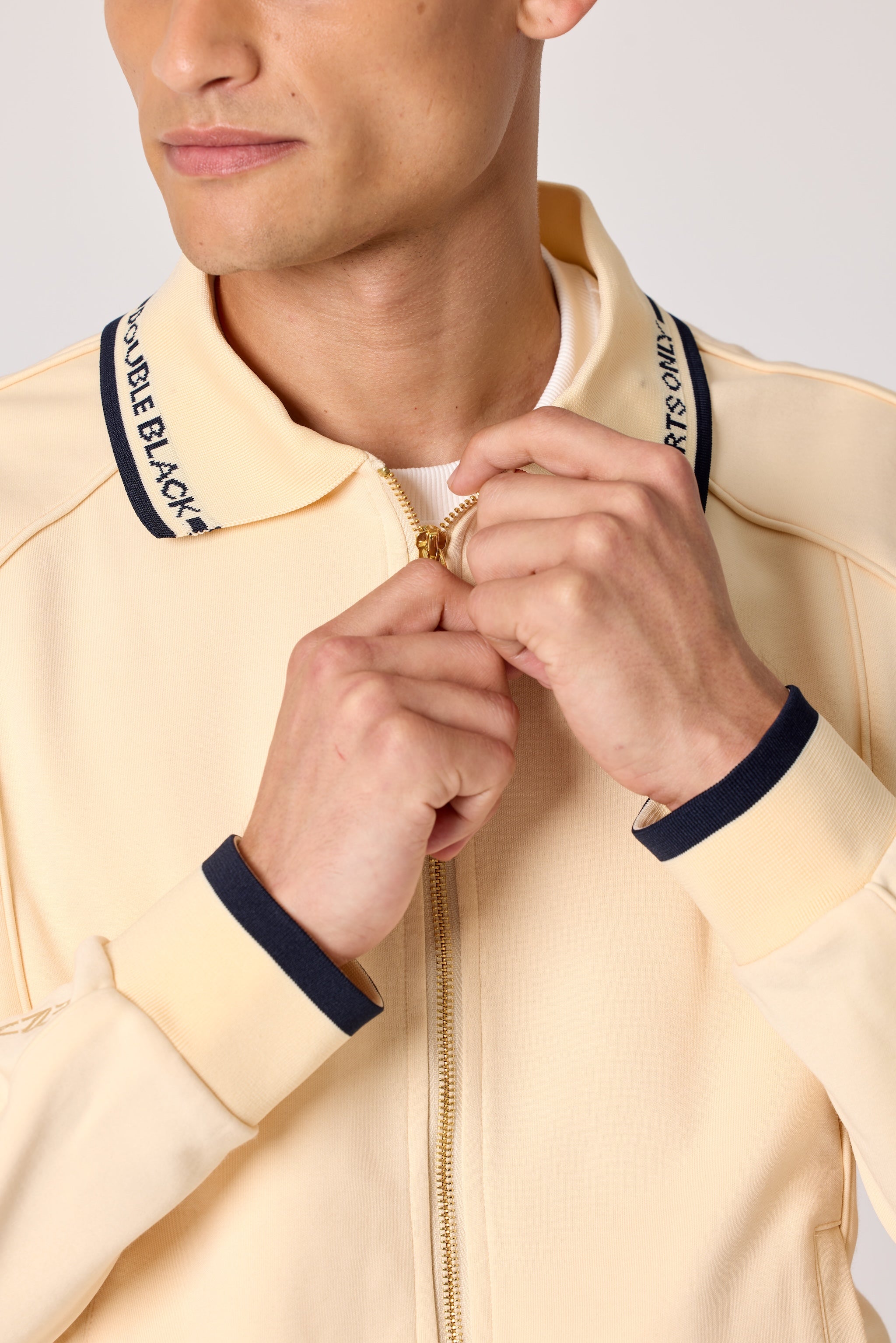 Double Black Après ‘83 Track Jacket in cream
