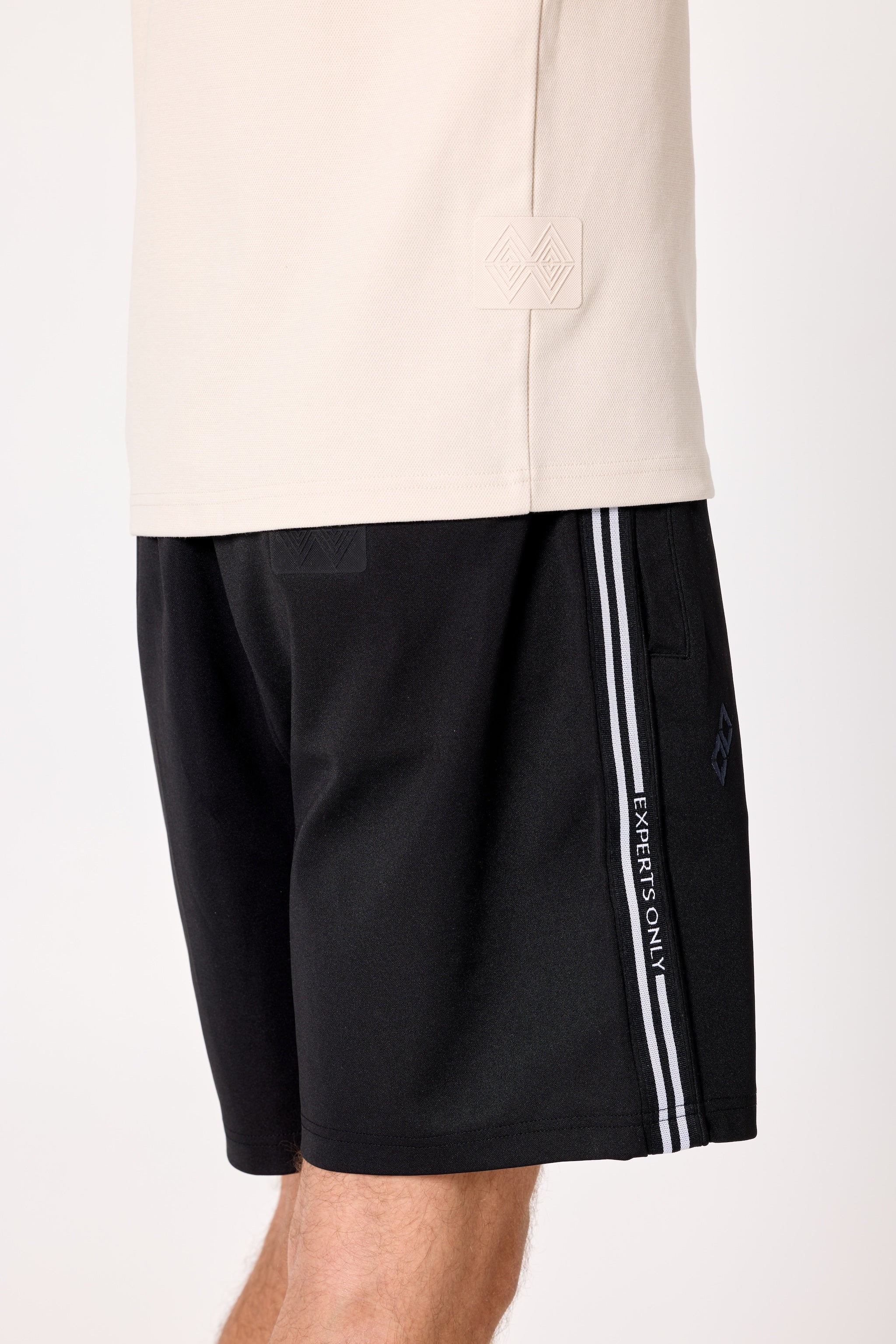 Après ‘83 Cream Striped Ribbed Tee