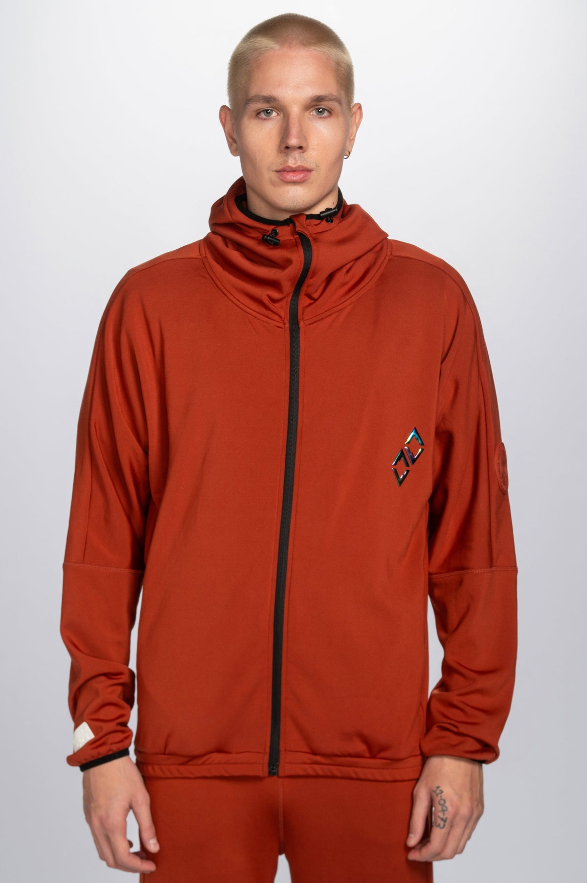 Double Black Tech Jacket in clay