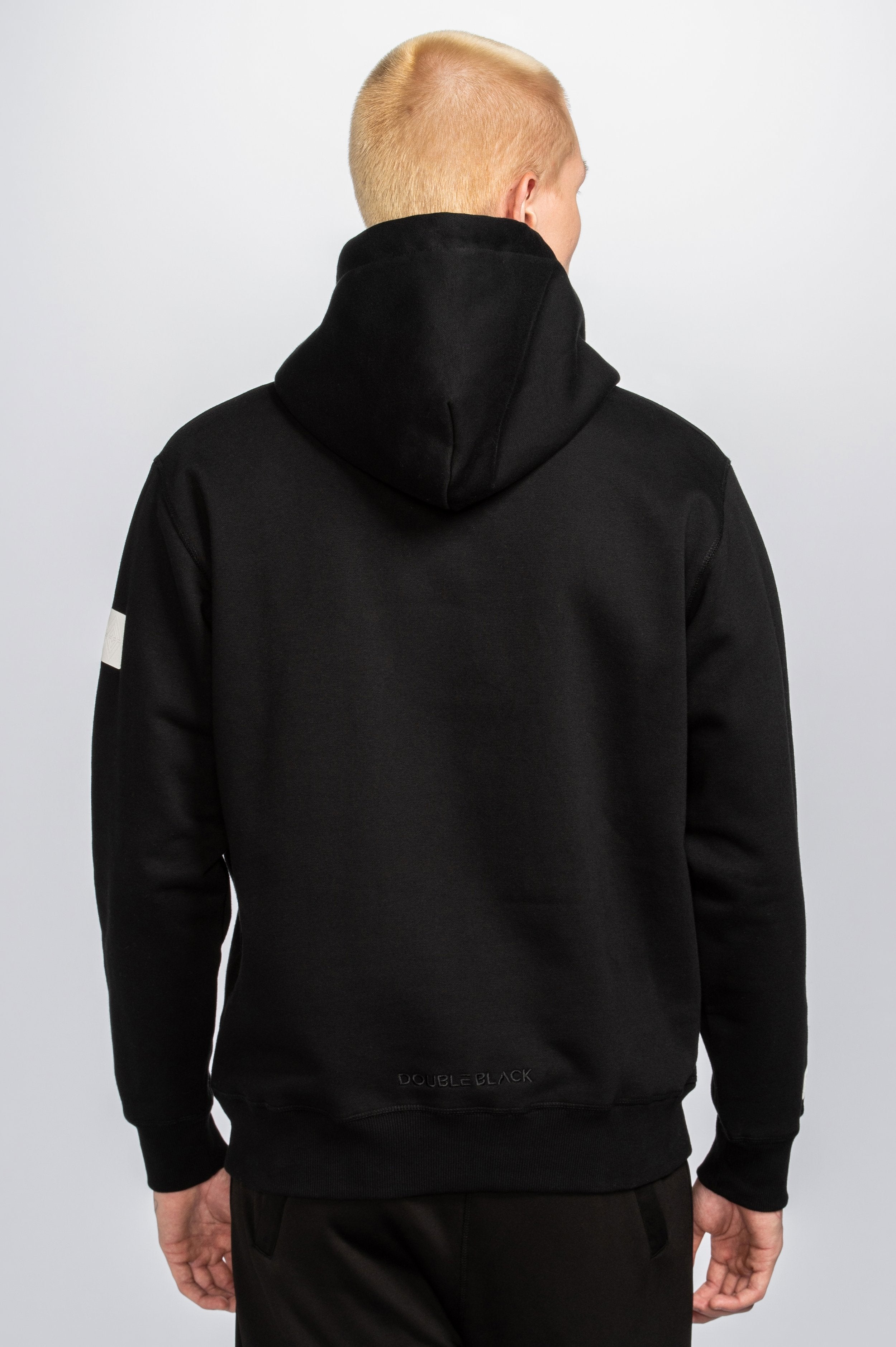 Experts Only Hoodie in Black – full back view