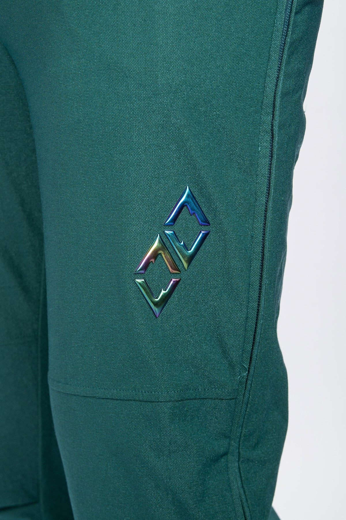 Double Black Tech Pant in Teal logo