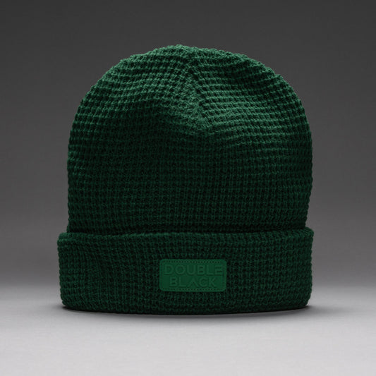 Waffle Knit Beanie Forrest Green