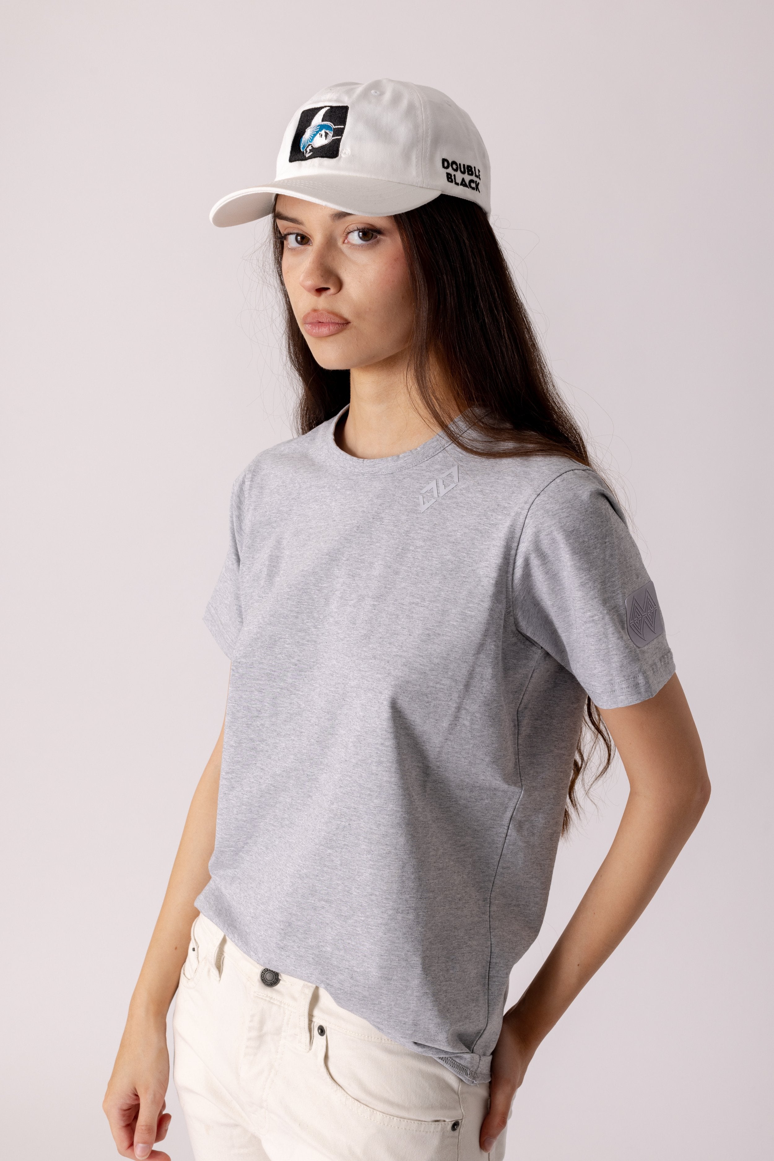 Classic Double Black Shirt in Grey