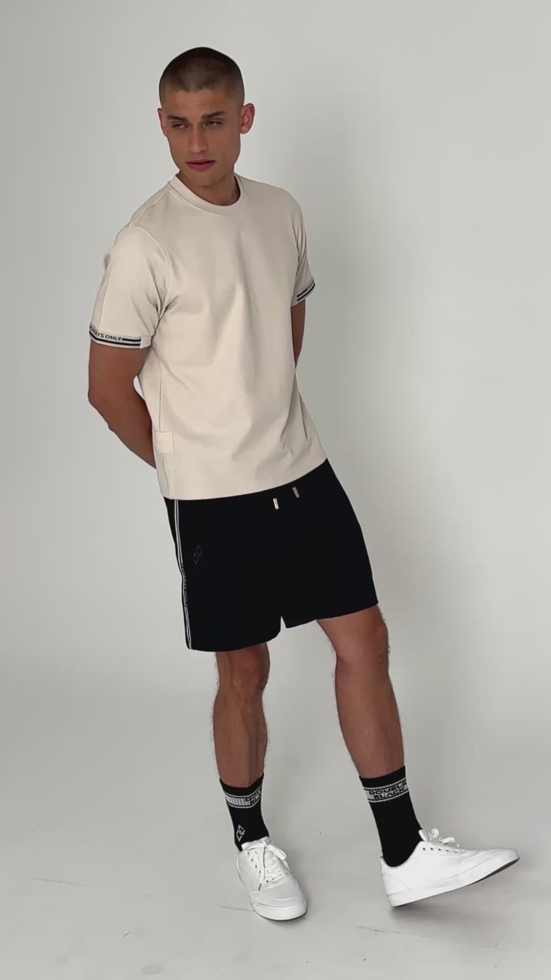 Double Black Après ‘83 Ribbed Tee in white